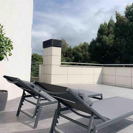 Atico Con Esplendida Terraza Comillas Exterior foto